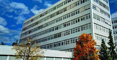Das Gebäude des Business Parks in Konstanz